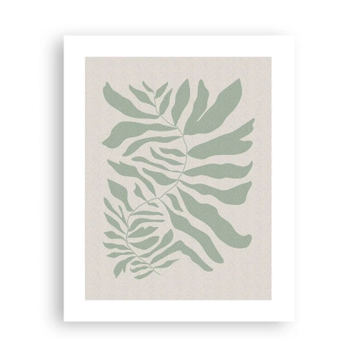 Poster - Ramura de smarald - 40x50 cm