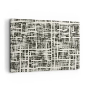 Tablou pe pânză - O compoziție țesută - 120x80 cm