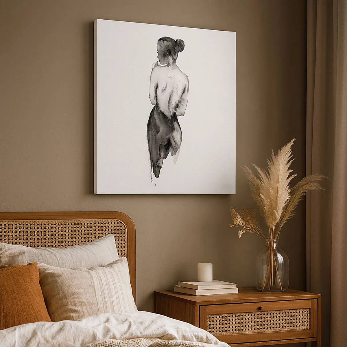 Tablou pe pânză - Cu ea lumea dispare - 30x30 cm