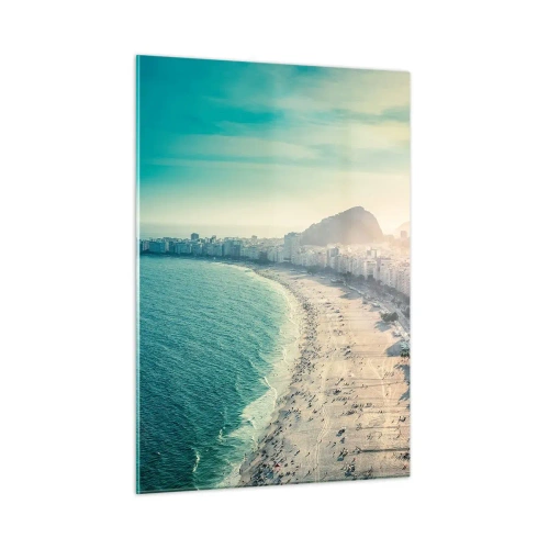 Tablou pe sticlă - Vacanță perpetuă în Rio - 50x70 cm