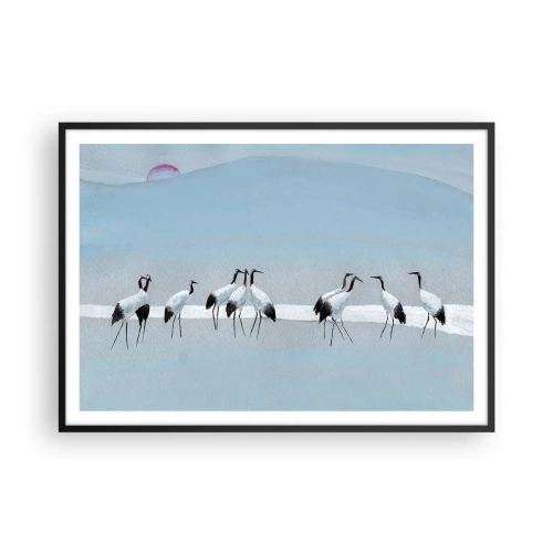 Poster în ramă neagră - După o zi fierbinte - 100x70 cm