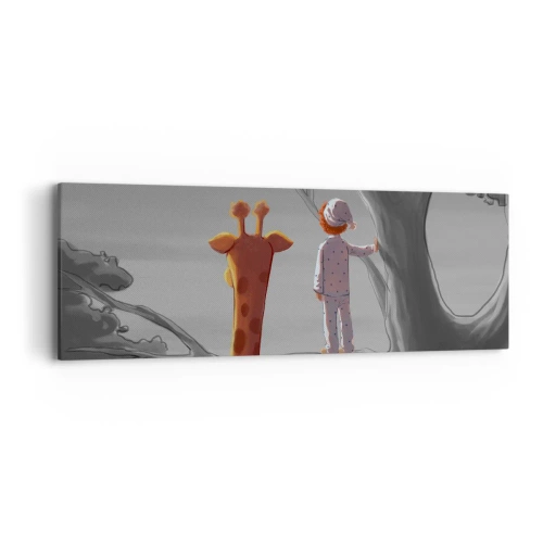 Tablou pe pânză - Acest lucru se întâmplă cu adevărat - 90x30 cm