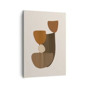 Tablou pe pânză - Compoziție în bronz - 50x70 cm