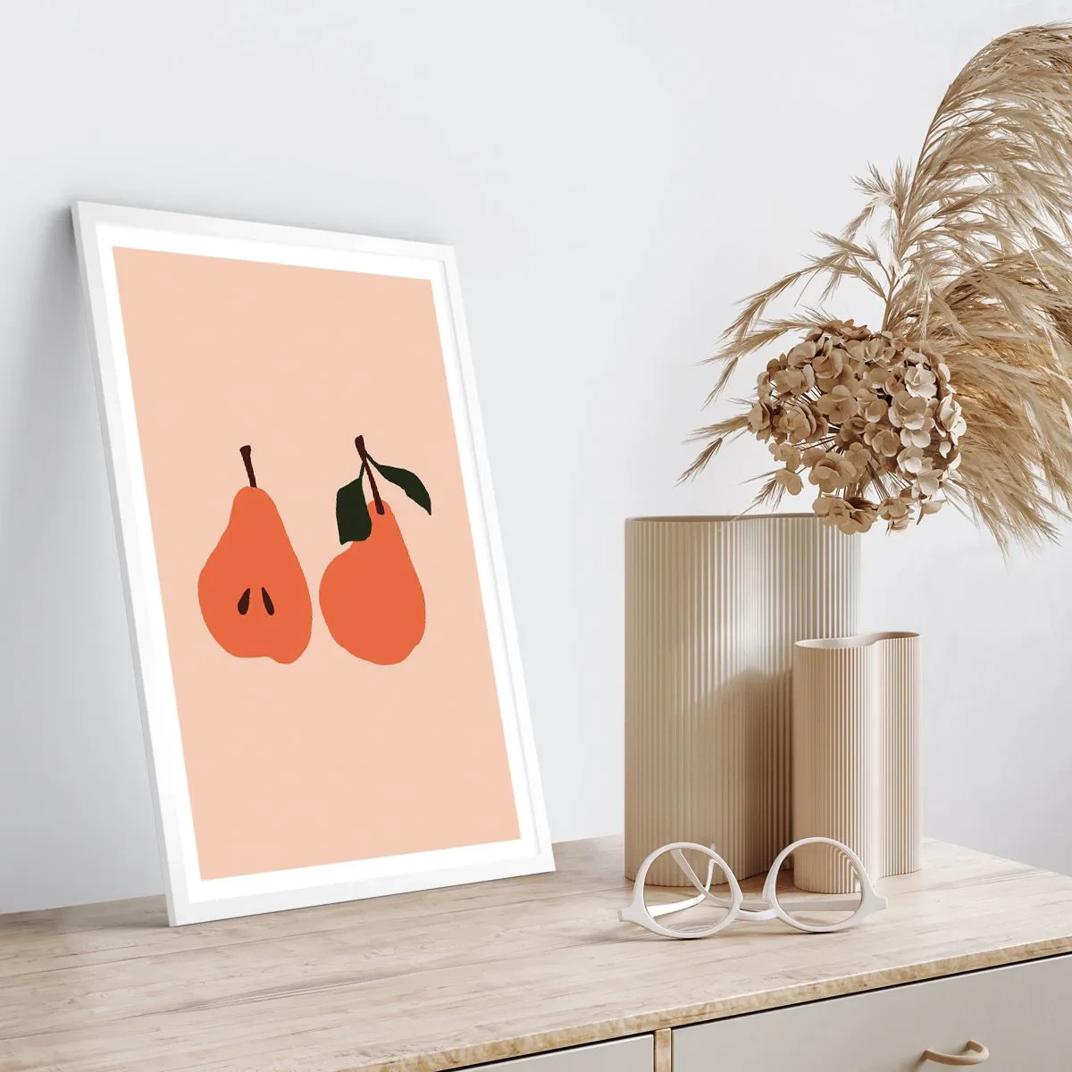 Poster în ramă albă - Dulceața în sine - 30x40 cm