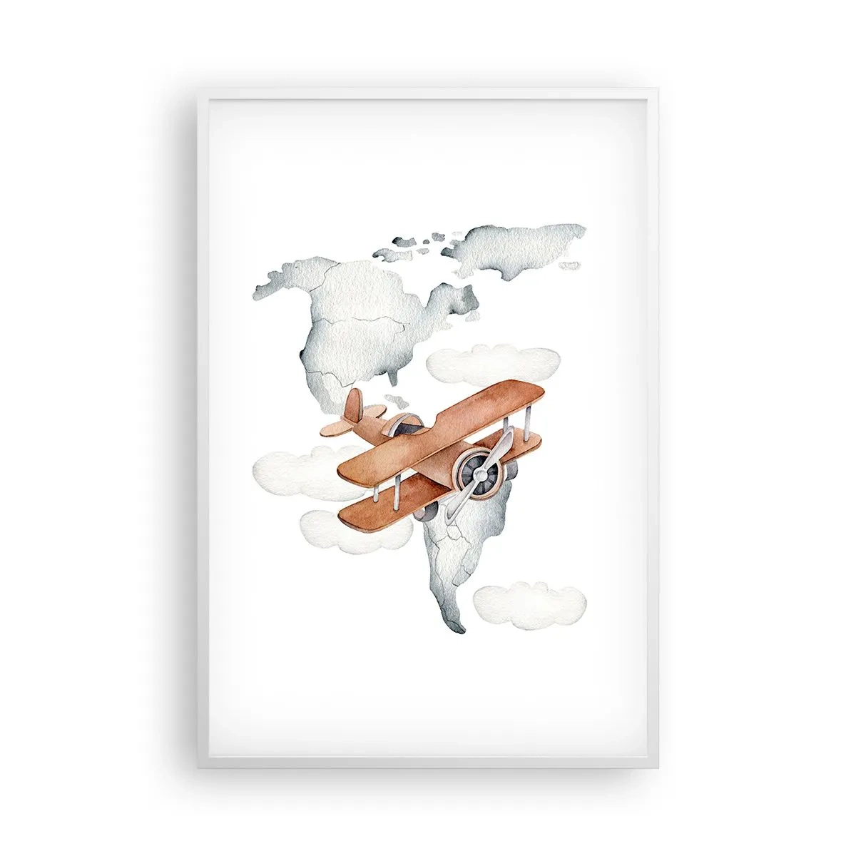 Poster în ramă albă - În spirit de pionierat - 61x91 cm