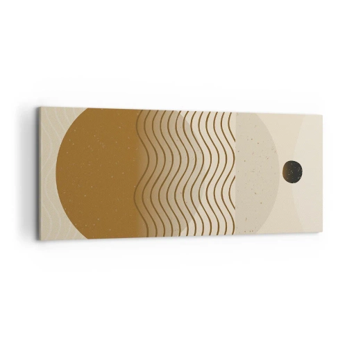 Tablou pe pânză - Despre originea figurilor geometrice - 120x50 cm