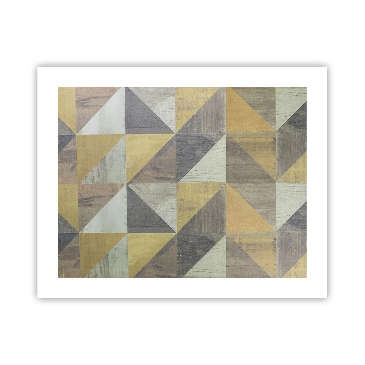 Poster - La unghiul triunghiului - 50x40 cm