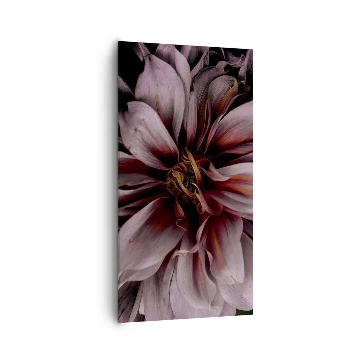 Tablou pe pânză - Inimă florală - 65x120 cm