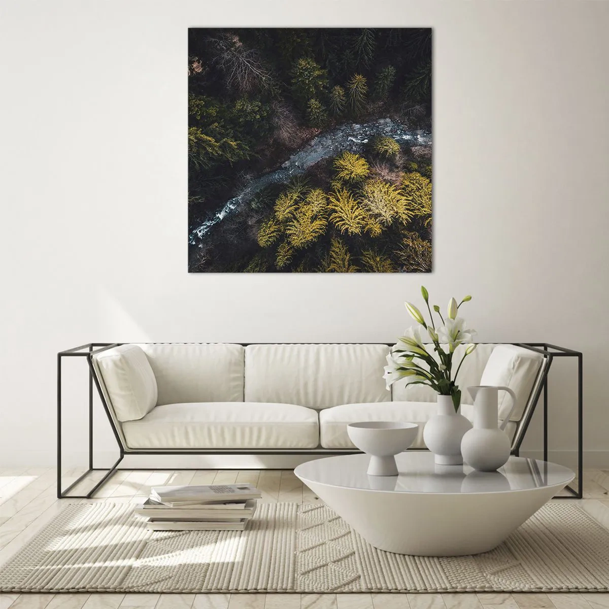 Tablou pe sticlă - Rapid și mai rapid - 40x40 cm