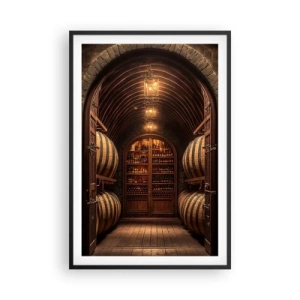 Poster în ramă neagră - Beciul cu atmosferă - 61x91 cm