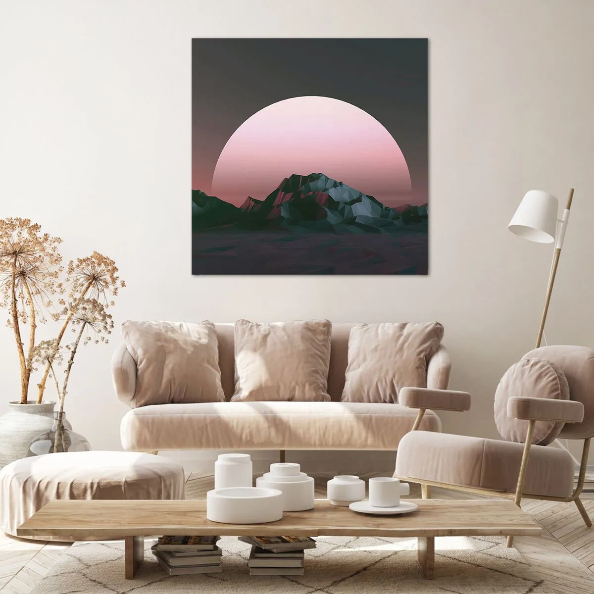 Tablou pe pânză - Într-o galaxie învecinată - 60x60 cm