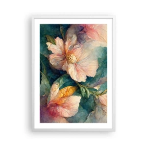 Poster în ramă albă - Subtilitate pură - 50x70 cm