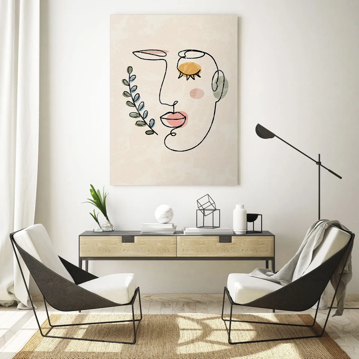 Tablou pe sticlă - Pacea regăsită - 50x70 cm