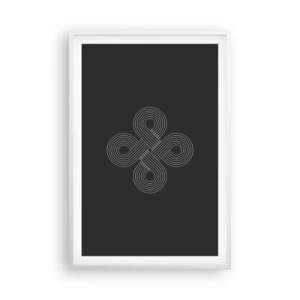 Poster în ramă albă - În spirit celtic - 61x91 cm