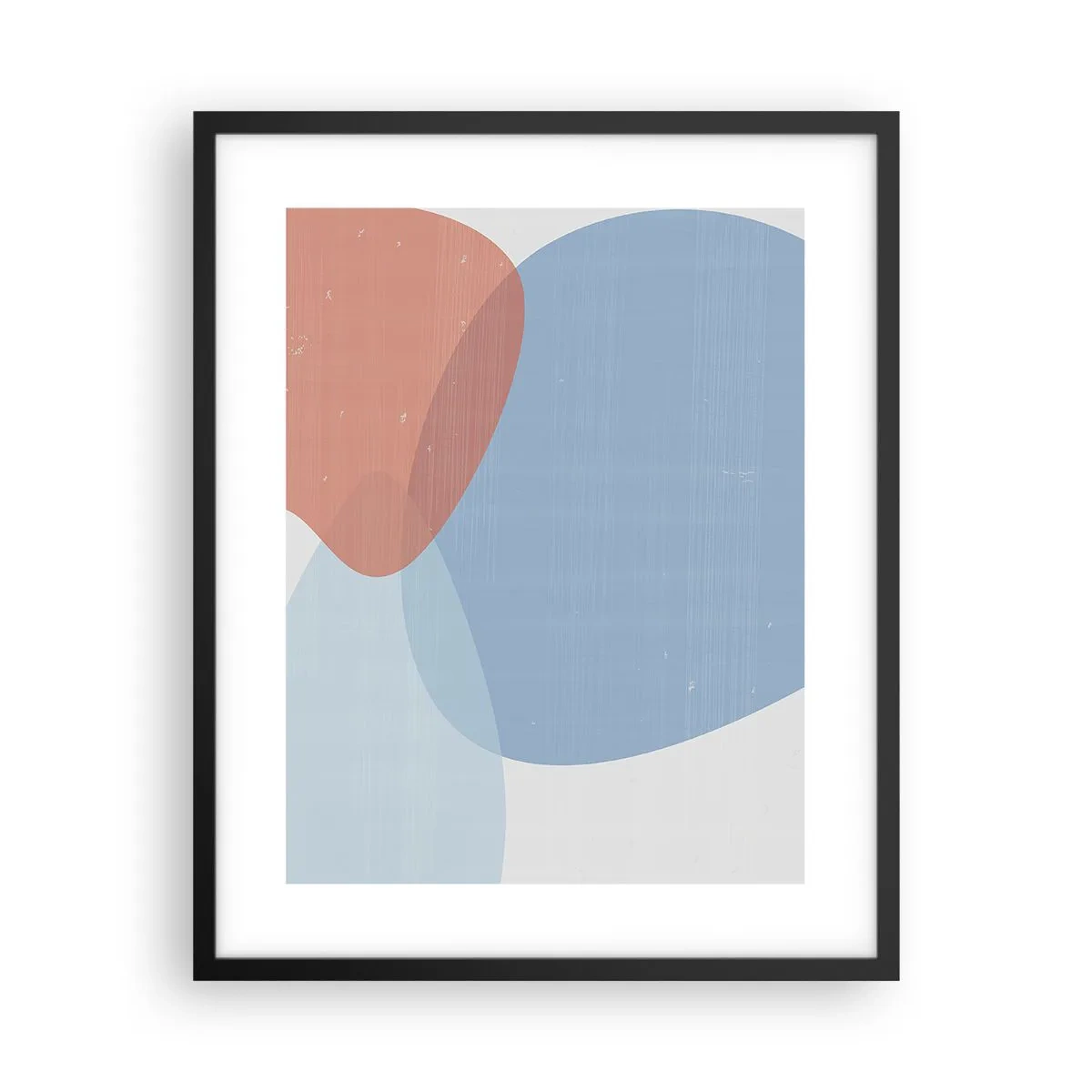 Poster în ramă neagră - Relații pastelate - 40x50 cm