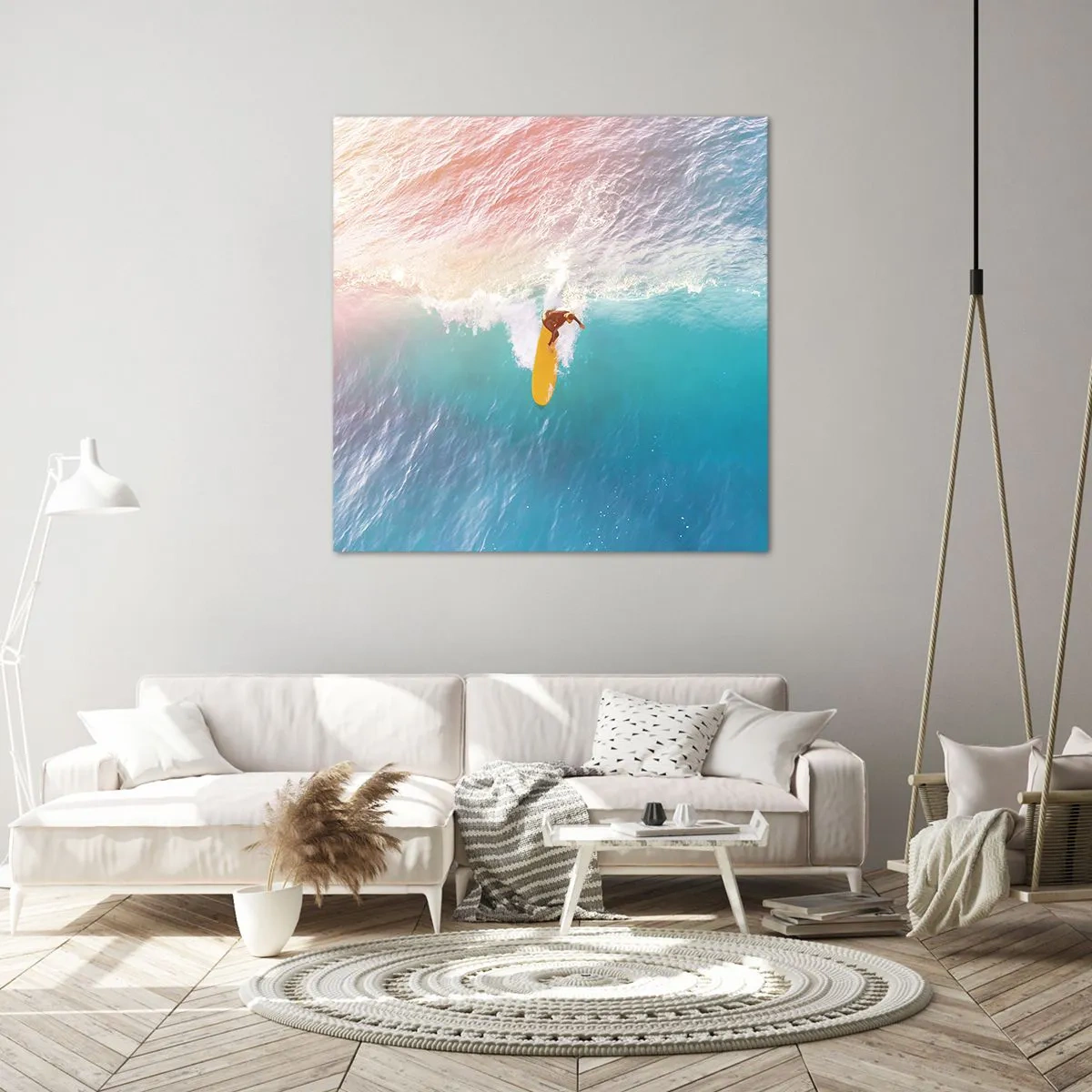 Tablou pe pânză - Călărețul oceanului - 30x30 cm