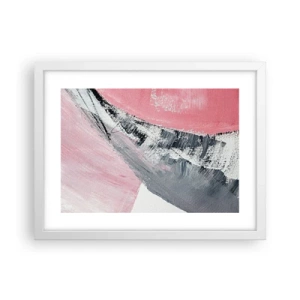 Poster în ramă albă - Compoziție adaptată - 40x30 cm