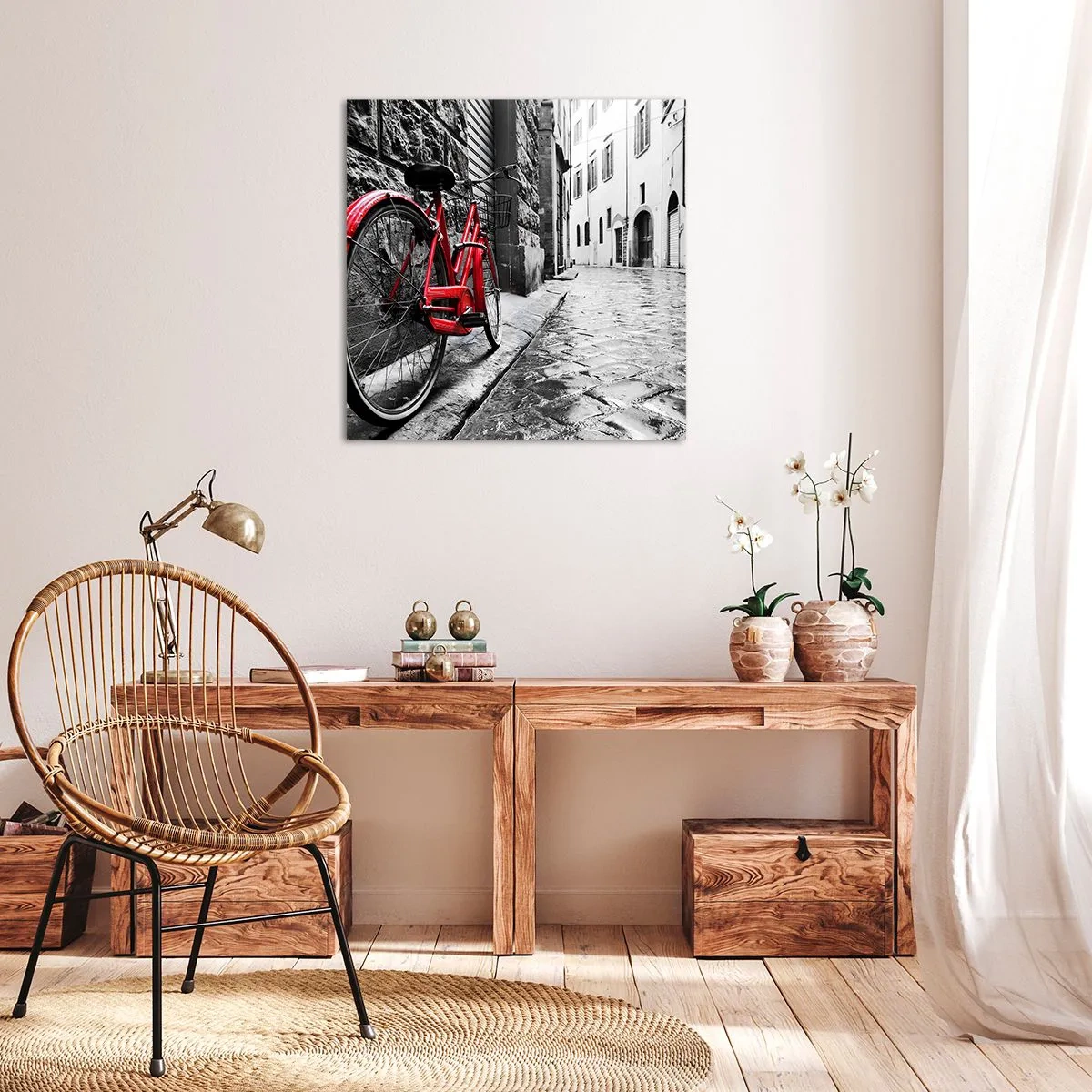 Tablou pe pânză - Adevărata frumusețe nu îmbătrânește - 70x70 cm