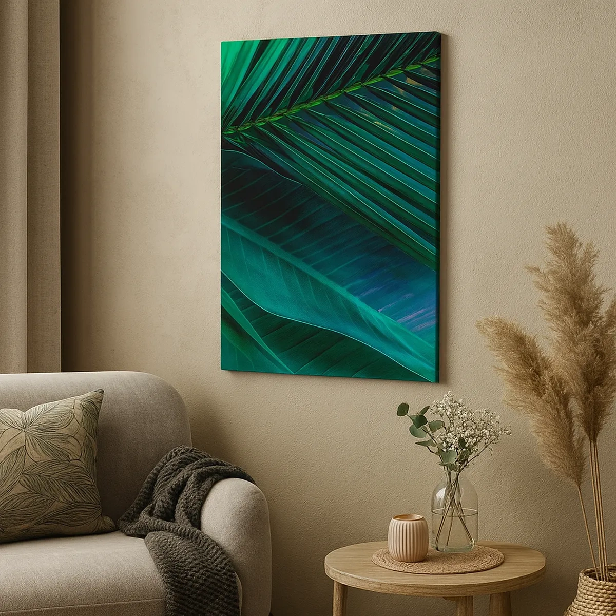 Tablou pe pânză - Anatomia verdelui - 50x70 cm