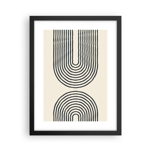 Poster în ramă neagră - În curând... - 30x40 cm