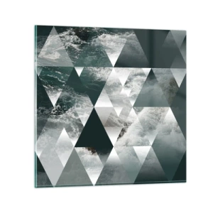 Tablou pe sticlă - O perspectivă de cristal - 70x70 cm