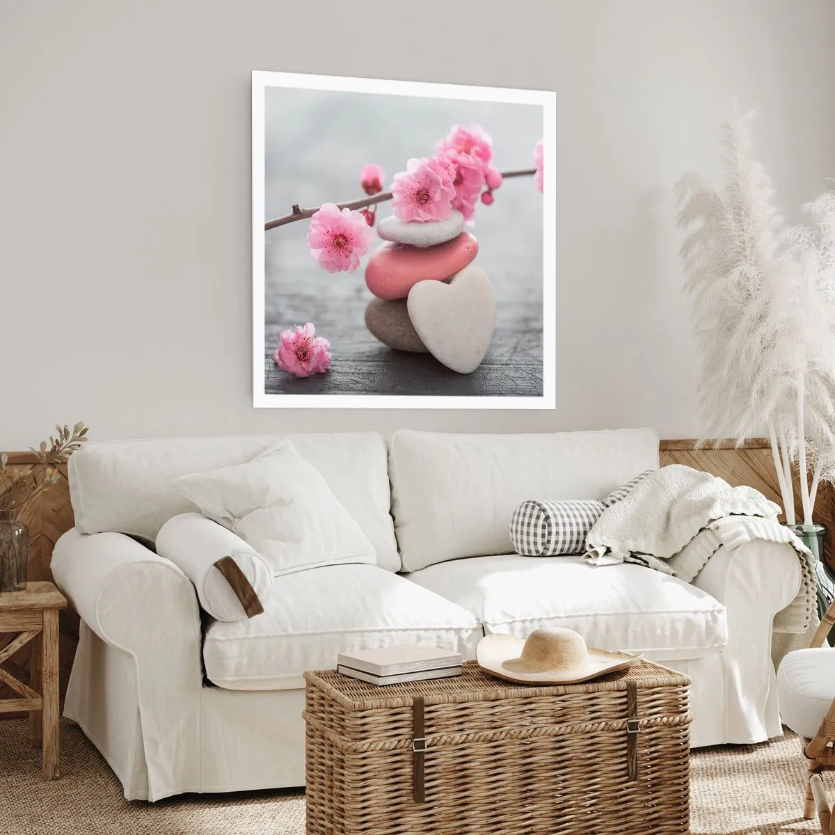 Poster - Fericirea florilor de cireș - 40x40 cm