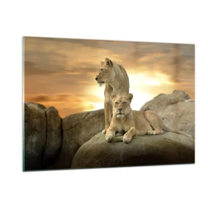 Tablou pe sticlă - Maiestate regală - 120x80 cm