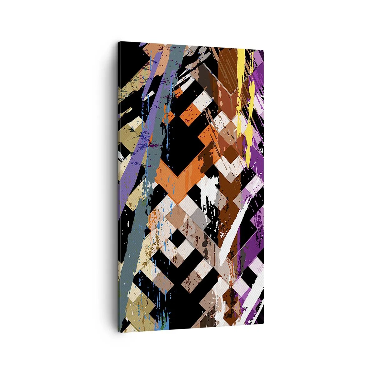 Tablou pe pânză - La pătrat - 45x80 cm