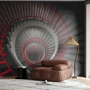 Tapet Premium Sand - Jocuri arhitecturale - Arhitectură, Scări, Industrial - 500x350 cm