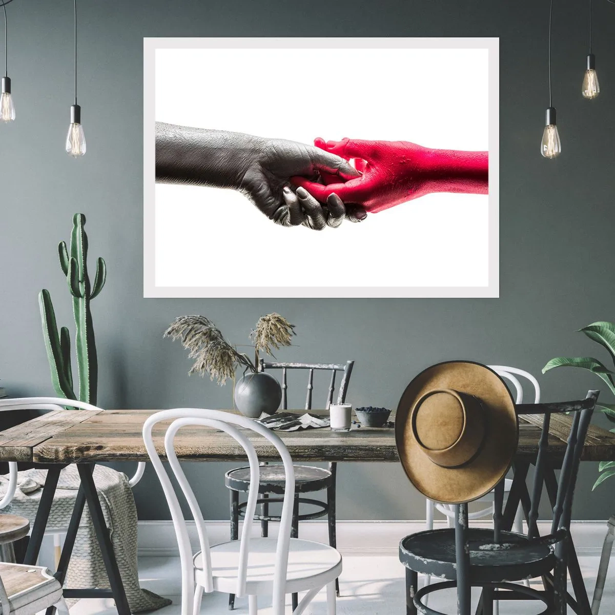 Poster - Împreună, deși diferiți - 70x50 cm