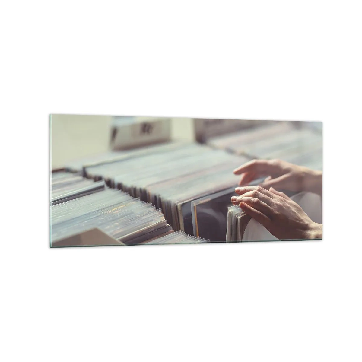 Tablou pe sticlă - În căutarea emoției - 120x50 cm