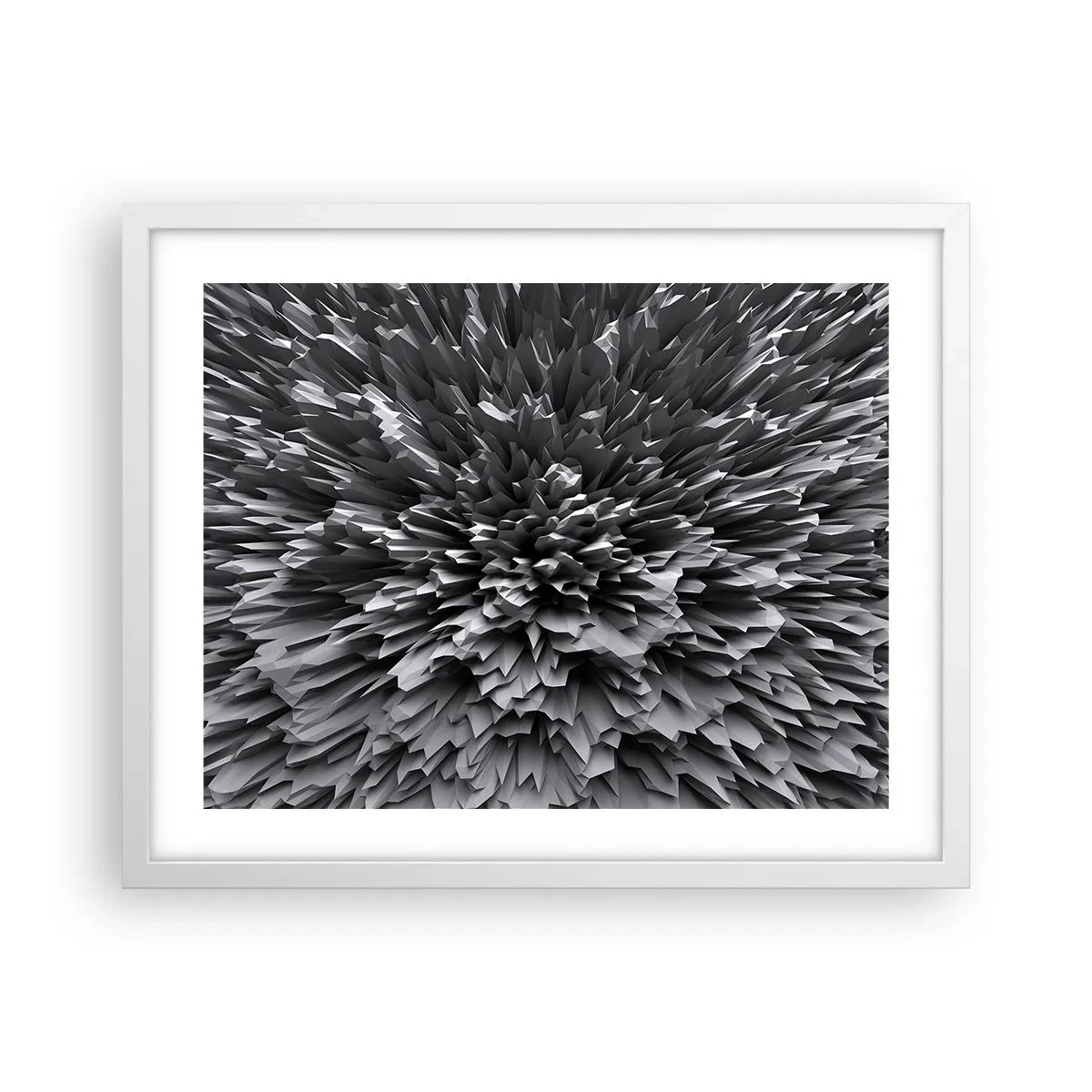 Poster în ramă albă - Mai ascuțit nu se poate - 50x40 cm