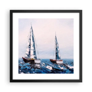 Poster în ramă neagră - Frăția vântului - 40x40 cm