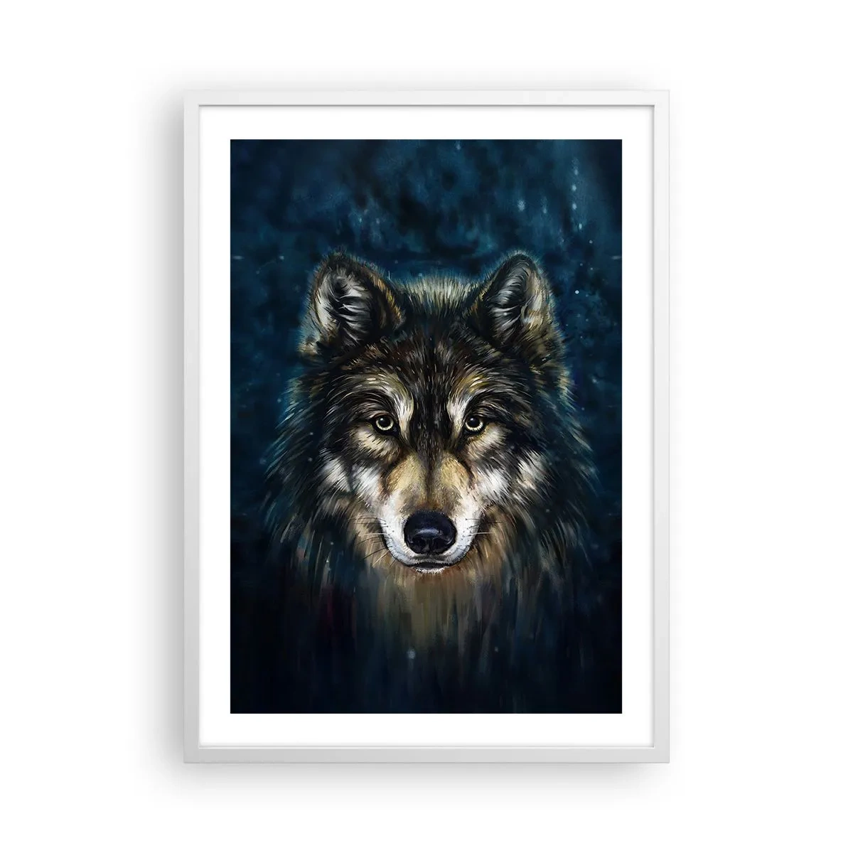 Poster în ramă albă - Alfa? Și omega - 50x70 cm