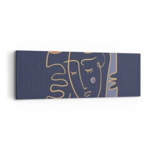 Tablou pe pânză - În reverie - 90x30 cm