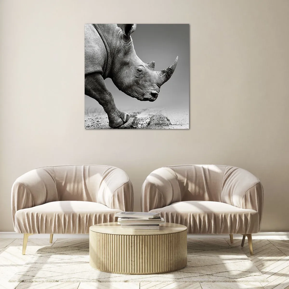 Tablou pe sticlă - O forță de neoprit - 50x50 cm