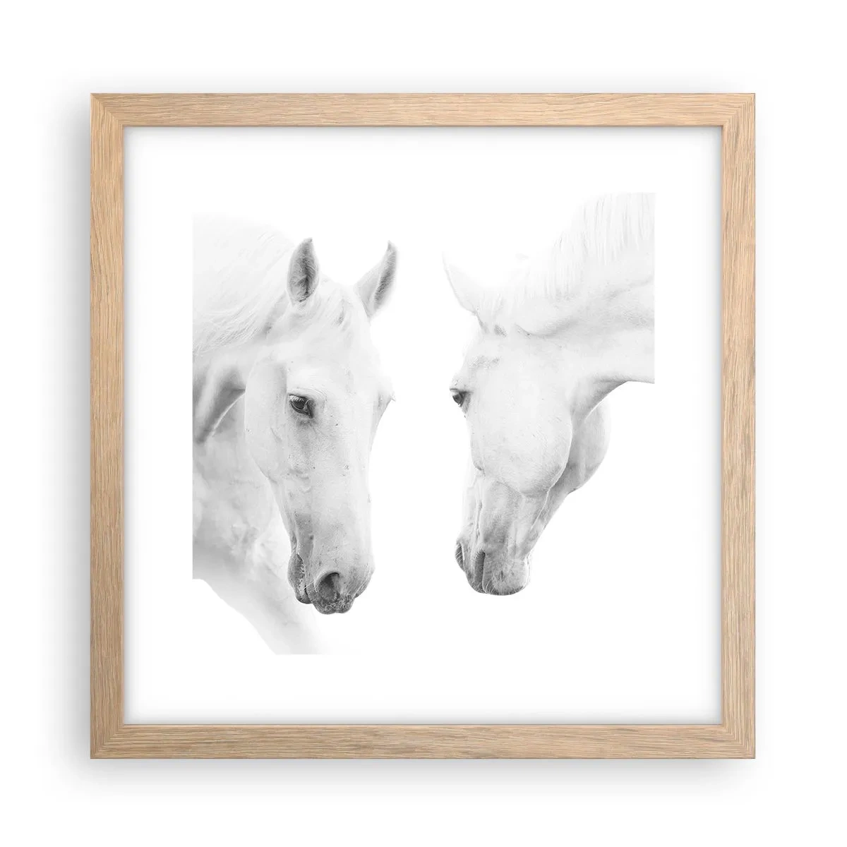 Poster în ramă de stejar deschis - Este aceasta o prietenie...? - 30x30 cm