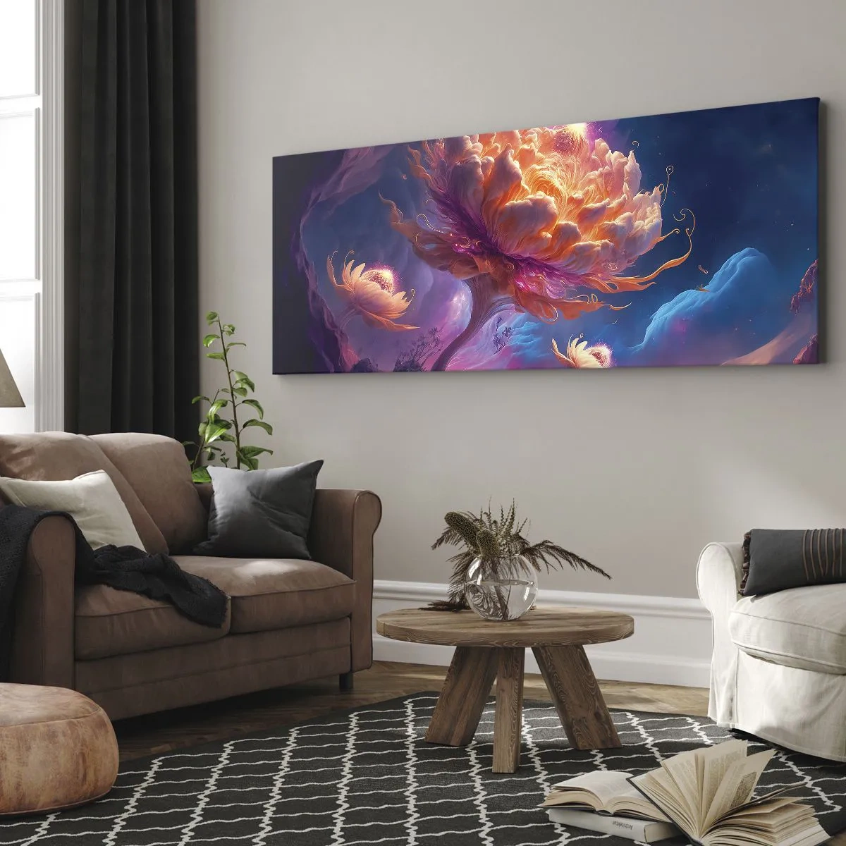 Tablou pe pânză - O altă lume - 100x40 cm