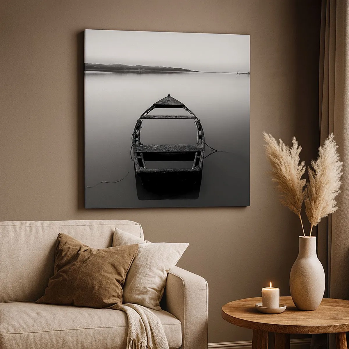 Tablou pe pânză - Dor și melancolie - 30x30 cm