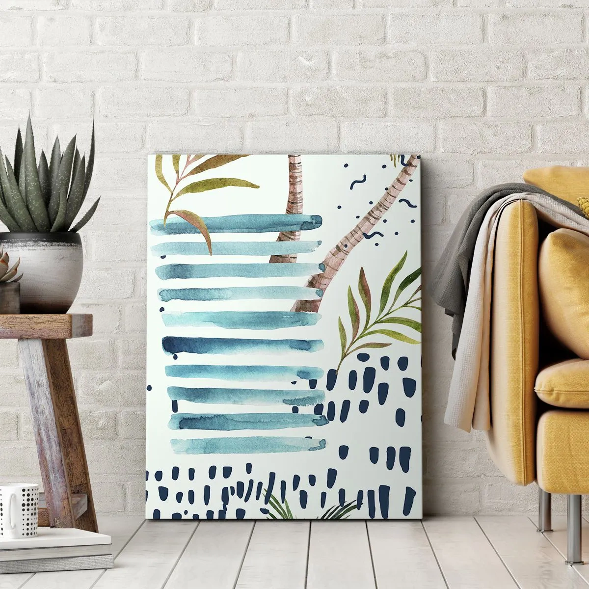 Tablou pe pânză - Vacanță sub palmieri - 80x120 cm