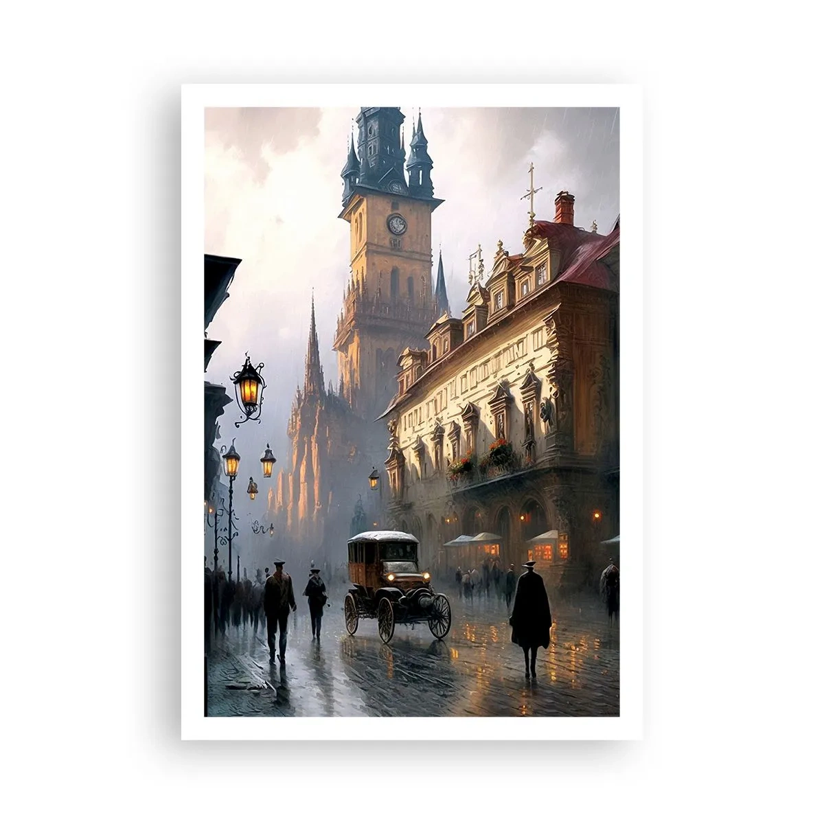Poster - Magia unei seri la Praga - 70x100 cm