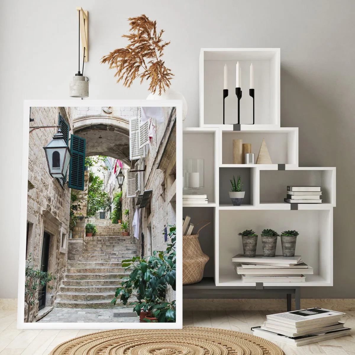 Poster - O străduță fermecătoare - 70x100 cm