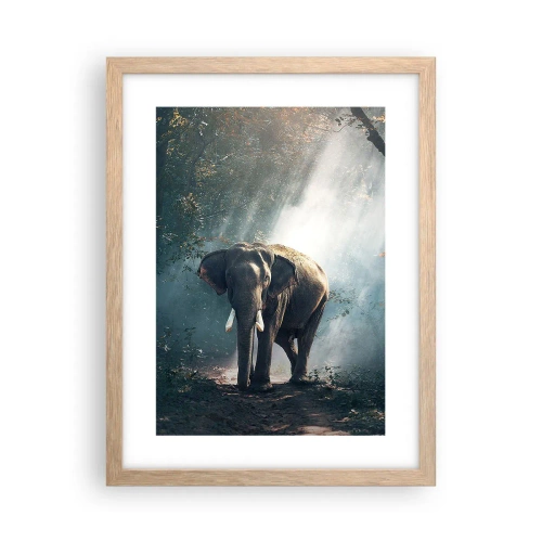 Poster în ramă de stejar deschis - O plimbare liniștită - 30x40 cm