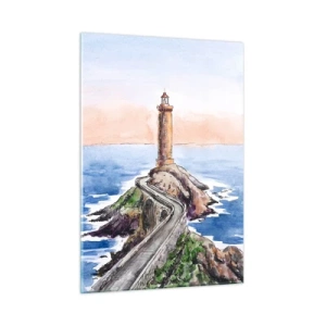 Tablou pe sticlă - Cu fața la mare - 50x70 cm