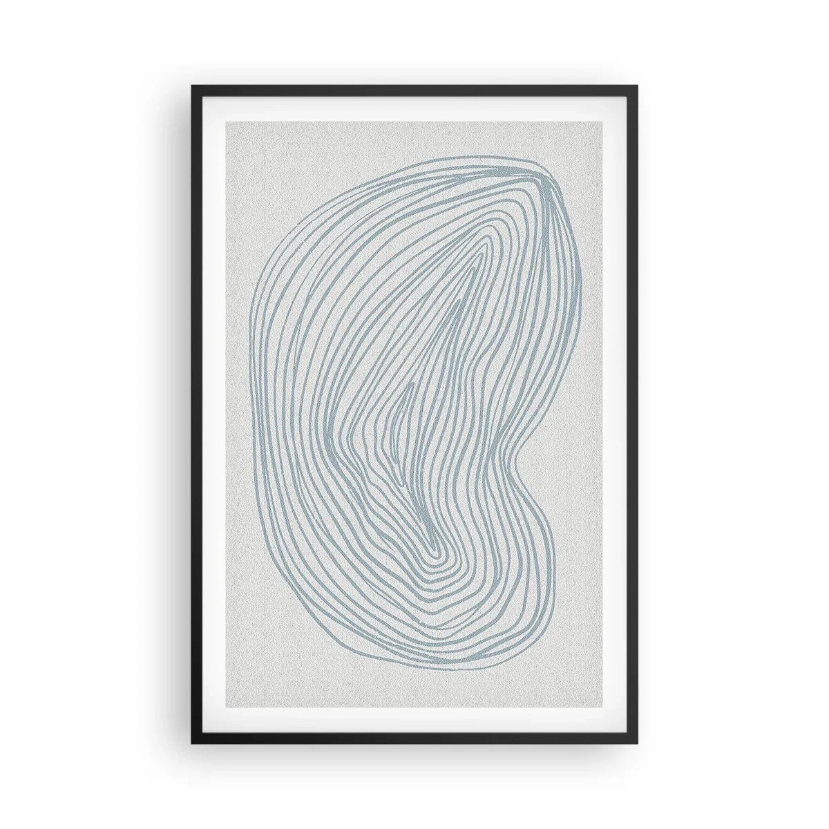 Poster în ramă neagră - Zâmbet de picături - 61x91 cm