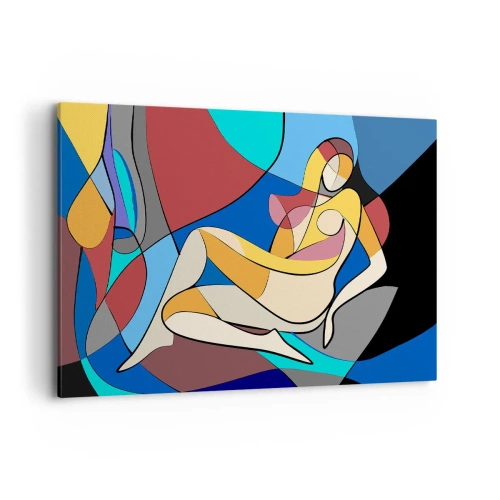 Tablou pe pânză - Nudul cubist - 100x70 cm