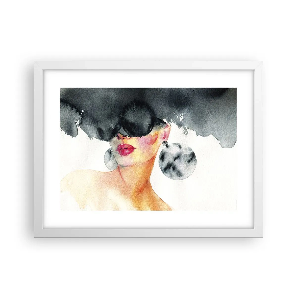 Poster în ramă albă - Secretul eleganței - 40x30 cm
