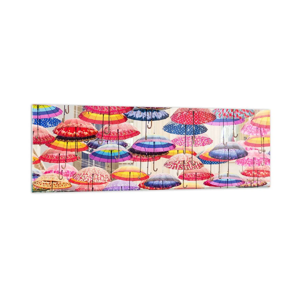 Tablou pe sticlă - Pajiște urbană - 160x50 cm