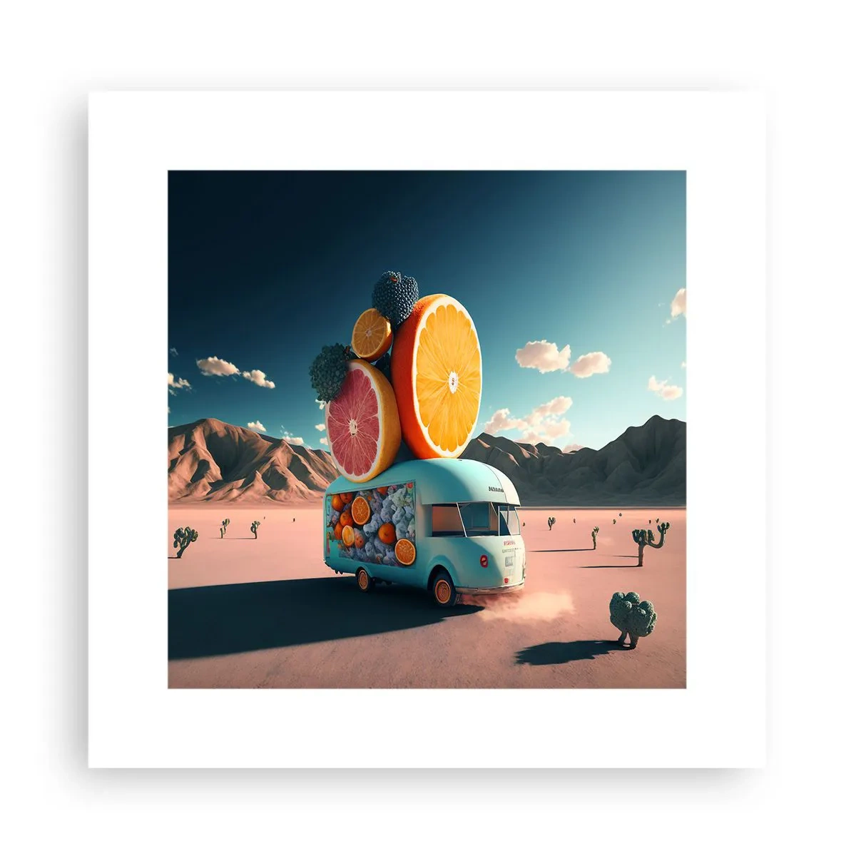 Poster - Gustul vacanței - 30x30 cm
