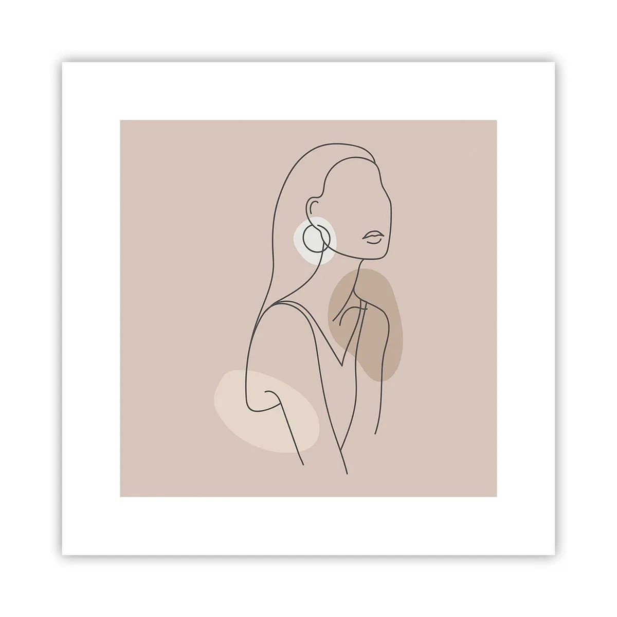 Poster - Icoana fecioarei - 30x30 cm